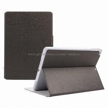 Flip leather case for iPad air with wallet stand, more colors for choice