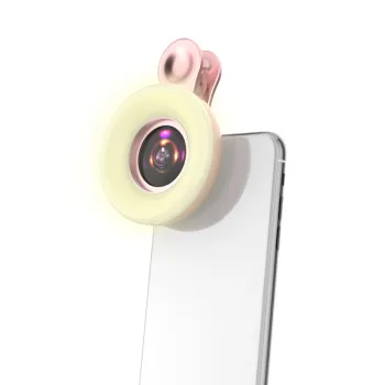 15X Macro Lens LED Ring Light for Stunning Eyelashes