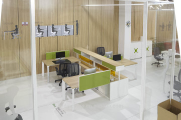 Gree hot selling trade assurance customized good price green material products open desk workstation design staff desks