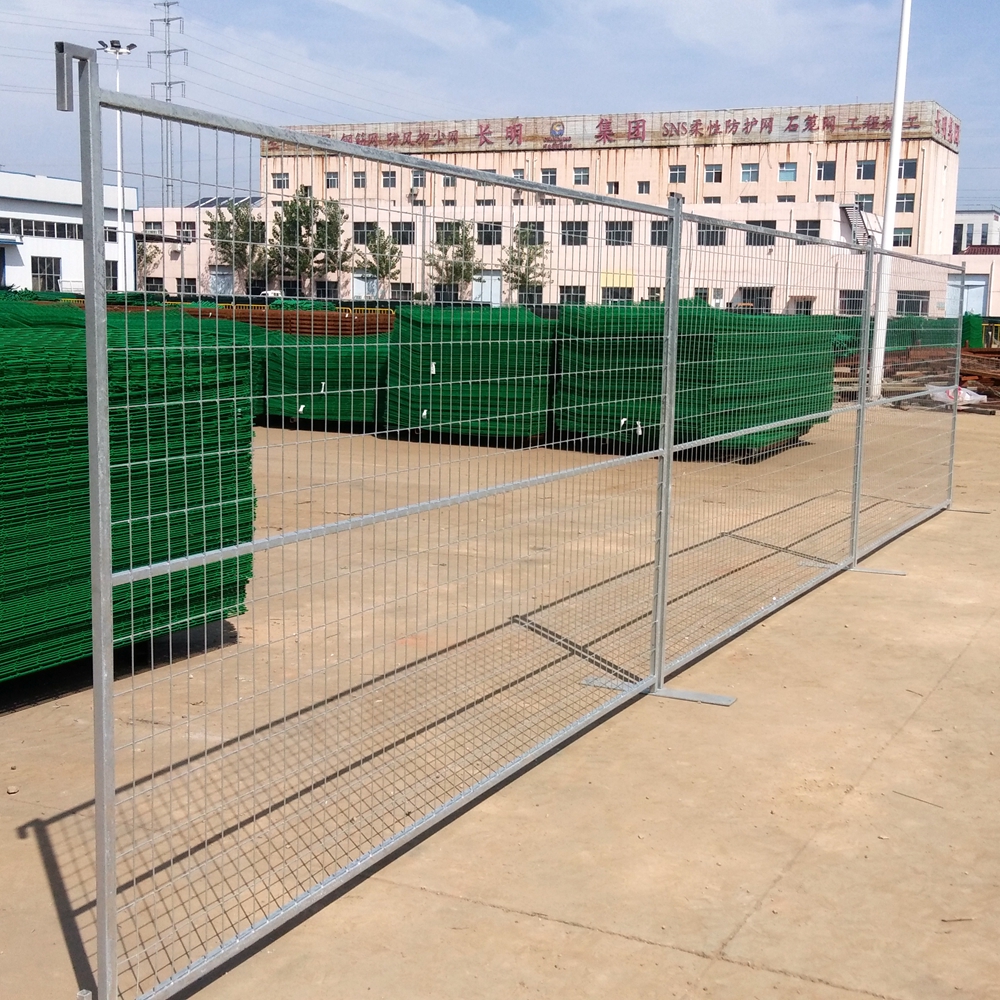 Canada high standard Galvanized/ PVC coated Temporary Fence