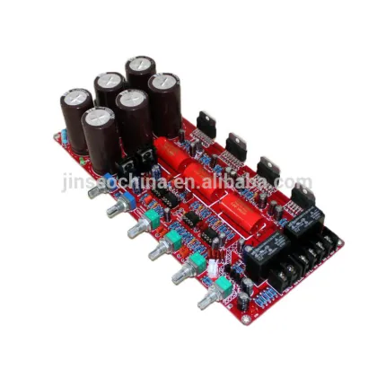 electronic components audio amplifier pcb board