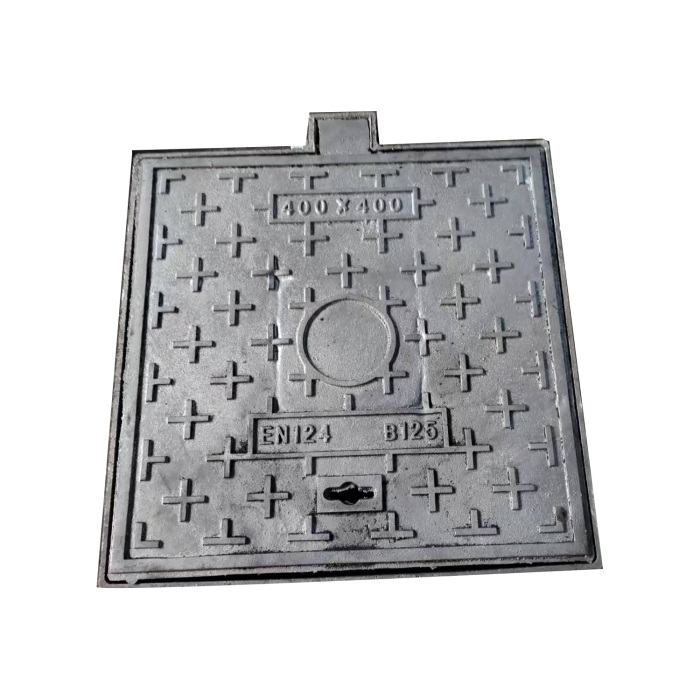B125 400x400mm Square Ductile Iron Manhole Cover