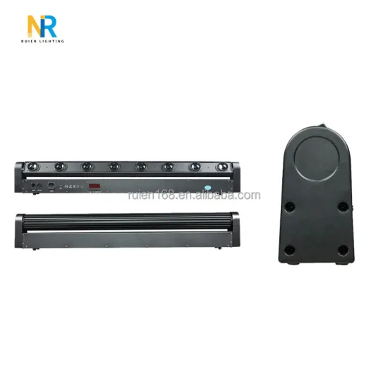 RUIEN Stage Bar RGB LED Light: 8 Eye Moving Rhythm Laser Shaking Head Line Scanning Light for Events and Stage Use