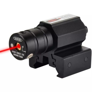 Vista laser a punto rosso/verde in miniatura per la caccia: regolabile, compatto e montato sull'allumio