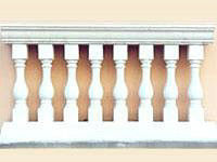 Polyurethane Balustrade Railing Vase Column Polished Home Use