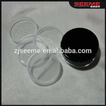 loose powder container,empty loose powder case for cosmetic &make up, sifter jars 3g