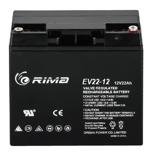 Affordable Mobility scooter battery 12v 22Ah from RIMA China Manufacturer