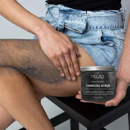 Activated Charcoal Face Scrub exfoliator Body Scrub