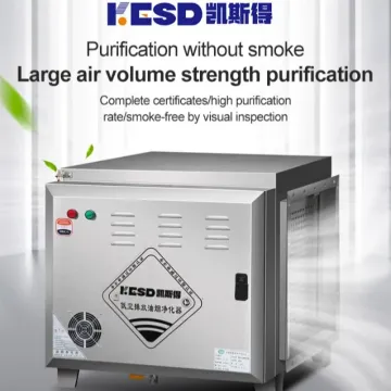 Commercial Kitchen Restaurant Exhaust Fumes Electrostatic Air Cleaners Purifier
