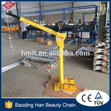 HP1000 small portable lifting crane 0.5 ton capacity