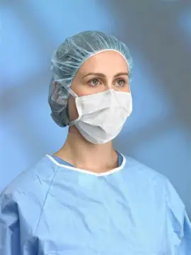 face mask with tie