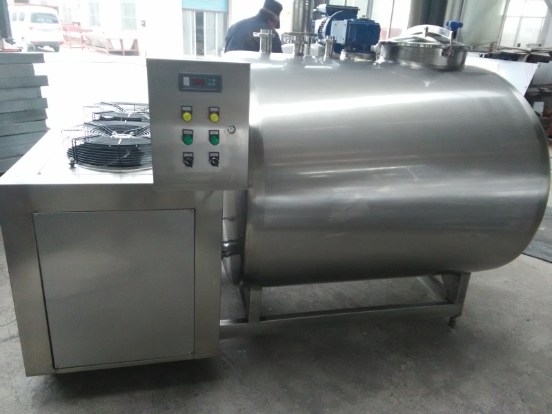 Stainless steel milk cooling storage tank fruit juice cooling mixing processing tank for sale