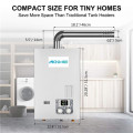 Ecosense 집광 Tankless 온수기 40 갤런