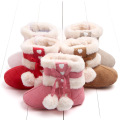 toddler kids soft warm bow boots