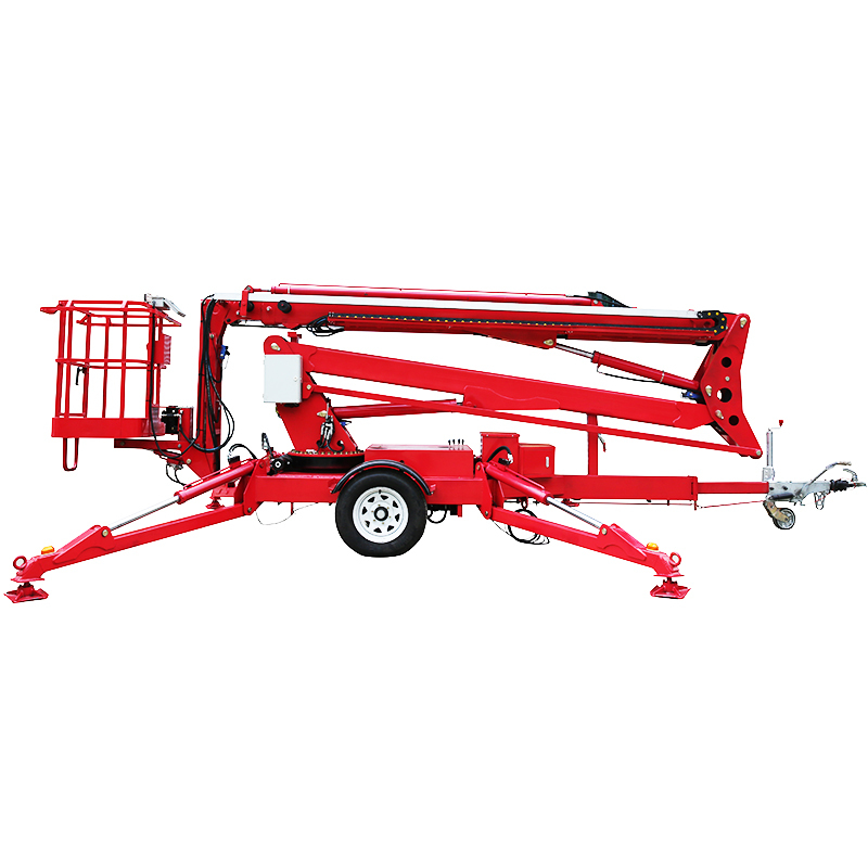 12m-14m Wheel-Mounted Spider Articulated Boom Lift for Painting and Construction