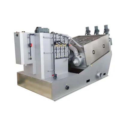 Innovated screw press dehydrator sludge dewatering technologies for sewage treatmentvplant
