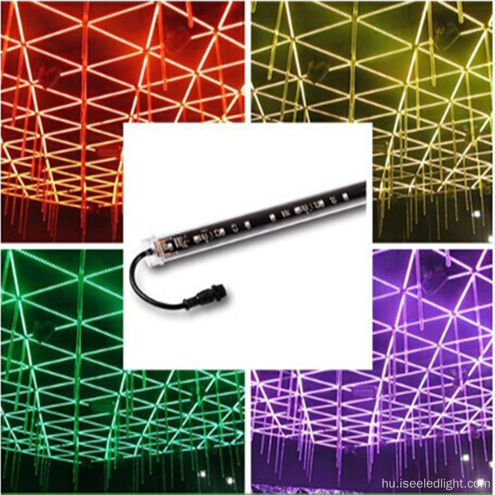 Top Nightclub DMX 3D LED grafikus cső