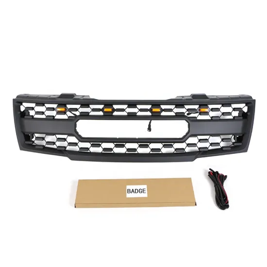 Black ABS Plastic Car Grills with LED Lights for 2005-2008 FRONTIER Front Grille