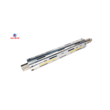 Eixo pneumático chaveado em aço de 6 polegadas com polia