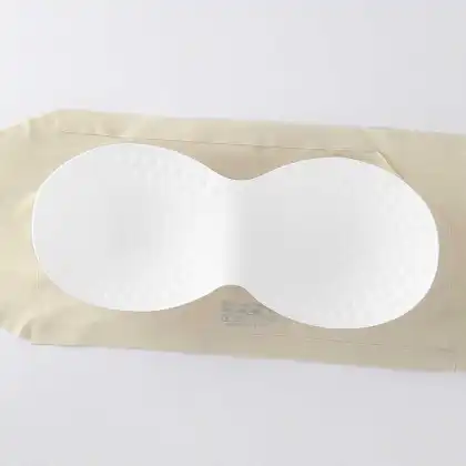 Seamless Ice Silk Strapless Bra with Chest Pads
