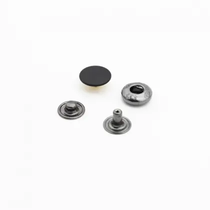 high fashion types of snap fasteners for clothing