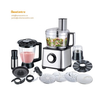 600W Electric Multi-Function Food Processor with Stainless Steel Housing Motor Base: Comprehensive Kitchen Tool