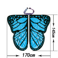 Butterfly Wings Shawl Fairy Soft Fabric for Women Ladies Party Nymph Costume Accessory