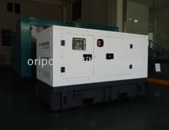 Cummins 4B3.9-G2 30kva 4 cynlinder silent generator with soundproof canopy