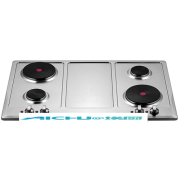 High Efficiency Portable 4 Burners Electric Cooktop