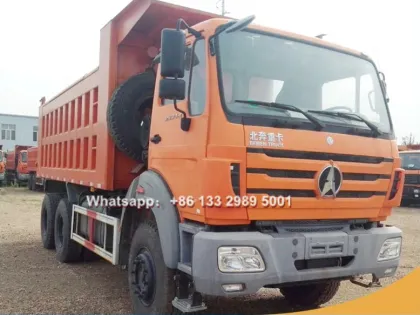 6x4 North beiben Construction Machinery dump truck price