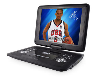 Home Use Portable Dvd Player Of 14 Inch Swivel Screen