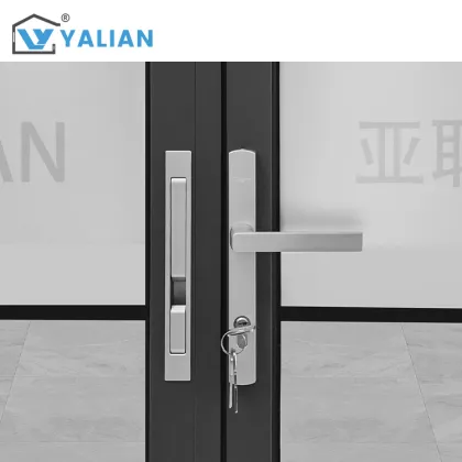 Aluminum Alloy Glass Folding Door Cusromizable