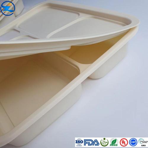 100% Biodegradable Termoplastic Pla Alimentos Recipiente