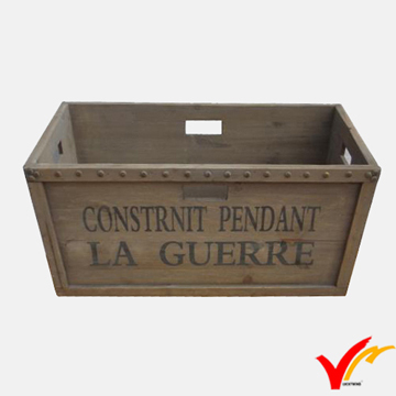 Wood Crate with Many Storage and Display Uses