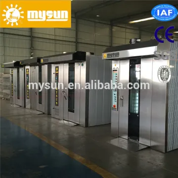 64 trays gas big oven professional industrial bread baking rotary ovens