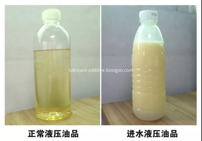hydraulic oil with water
