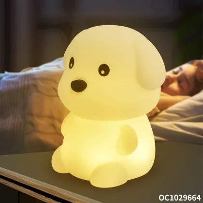 USB Rechargeable Multifunctional Voice-Controlled 3D Night LED Lamp with Remote
