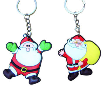 Wholesale PVC Keychain for Christmas