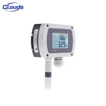 High-Precision Clouds Temperature and Humidity Sensor with 485 Interface and Wall-Mounted LCD Display