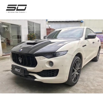 Real Carbon Fiber Engine Hood Bonnet for M Levante