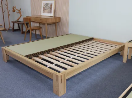 Japanese Style Solid Wood Bed Frame - Customize Simple Bed Frame