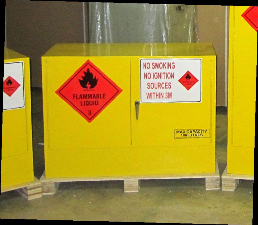 Lab Safety Flammable Storage Cabinet With Air Space