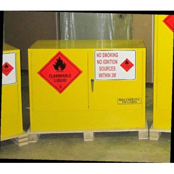 Armário de armazenamento de inflamáveis ​​de segurança de laboratório com espaço de ar