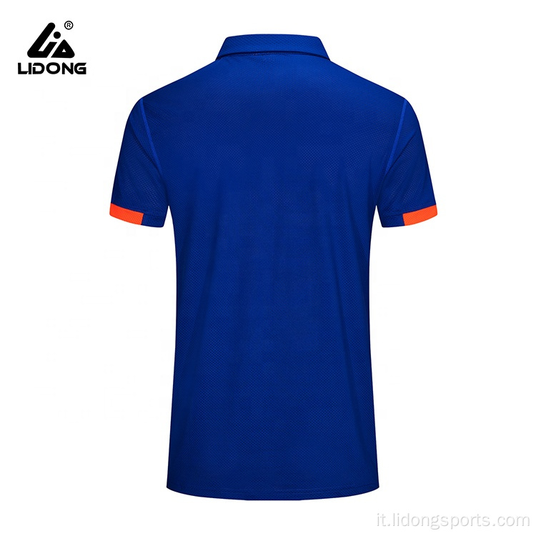 Oem Men TShirt Logo personalizzato Color Blocking Fitness