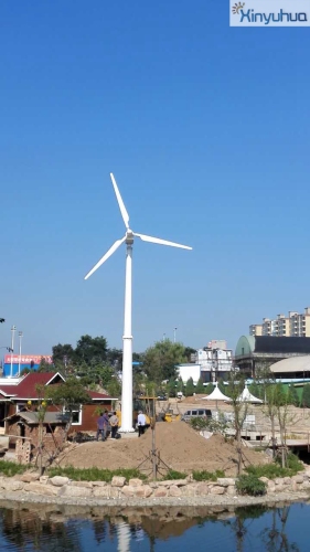 Turbiner generasi angin pada sistem grid 50kW