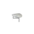 Mesa de café ovalada minimalista para sala de estar