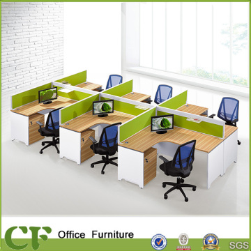melamine laminated with 2mm PVC edging workstation office computer desk