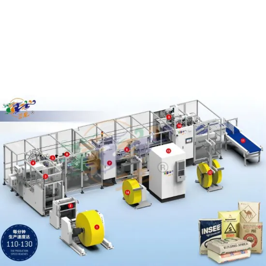 High Speed Valve Bag Making Machine