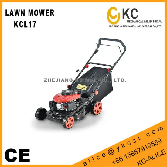 2016 New 17inches 430mm Cutting Width Steel Deck Hand Push Portable Petrol Lawn Mower Kcl17 with Kc, Loncin, Zongshen, B&S Engin