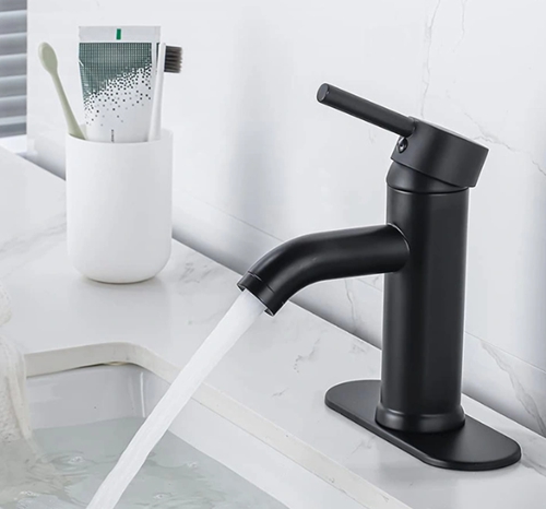 Sturdy and durable household thickened stainless steel bathroom basin faucet leads the new trend of quality bathroom